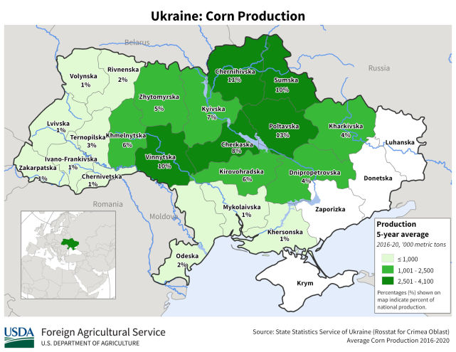 乌克兰国土面积达60多万平方公里,70%左右的土地都是农业用地.