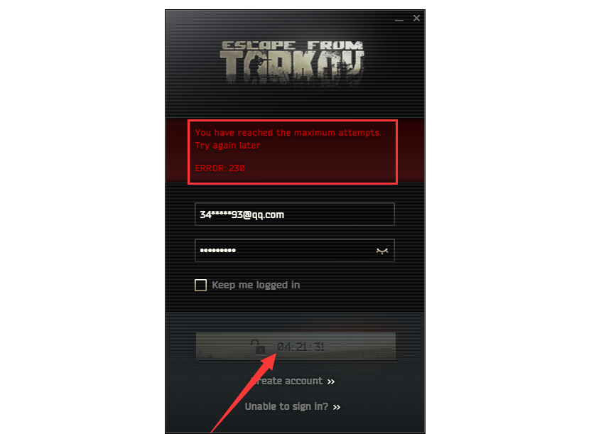 Escape Tarkov Login Timeout Lock Login Red Letter Solution Laitimes