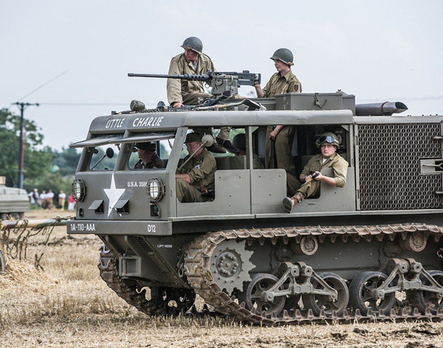 炮兵的快乐车二战m4高速重型火炮牵引车