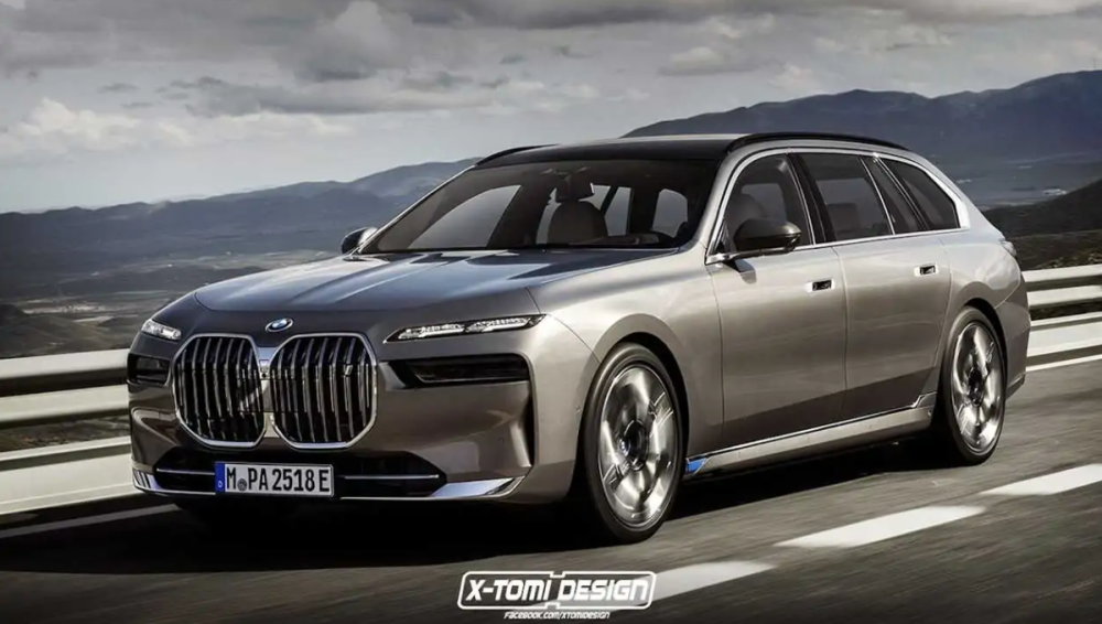 宝马7系旅行版假想图曝光造型更优雅