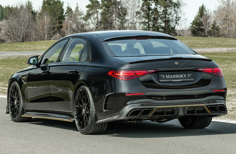 新款奔驰s级变猛兽mansory套件一键换装