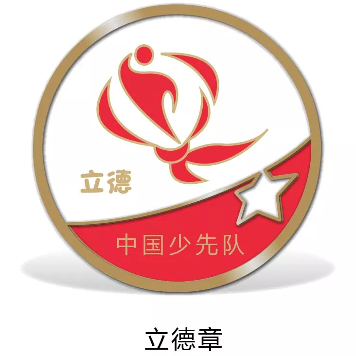 围绕"立德章"的评比标准,少先队员们开展了"奖章伴我行,自律你我他"的