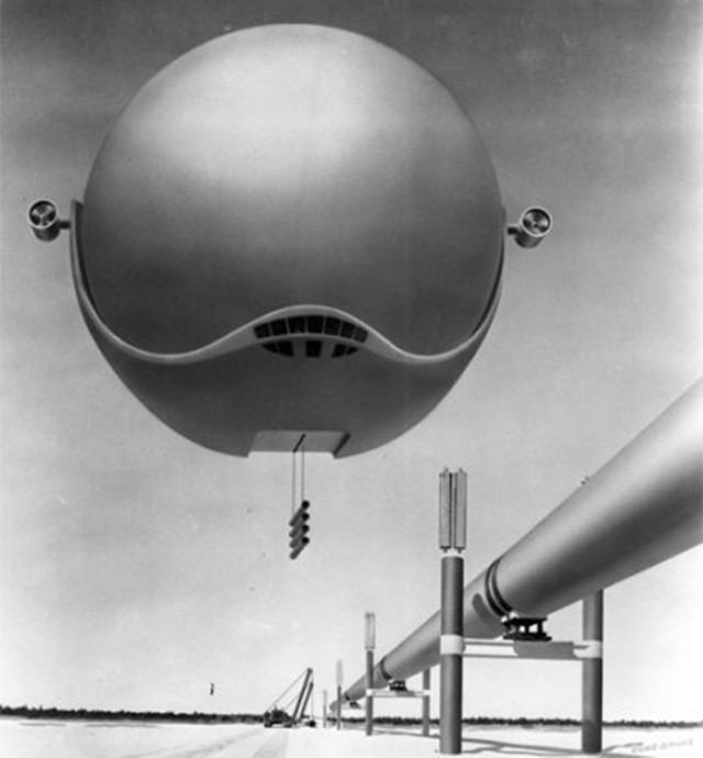 飞艇和飞机的奇怪组合,罕见的球形飞机_腾讯新闻