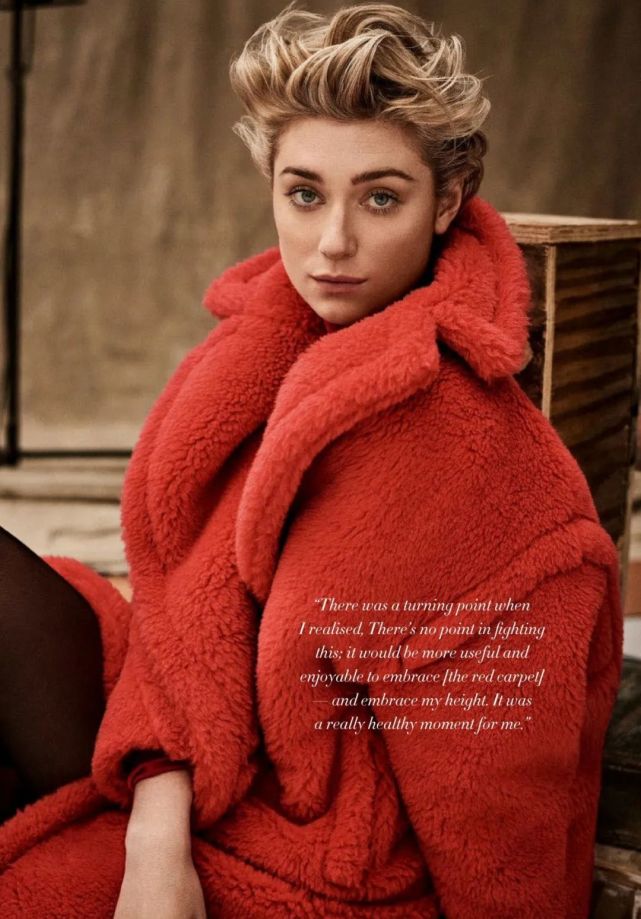 190"高妹"伊丽莎白·德比茨基时尚大片,新剧出演戴安娜王妃