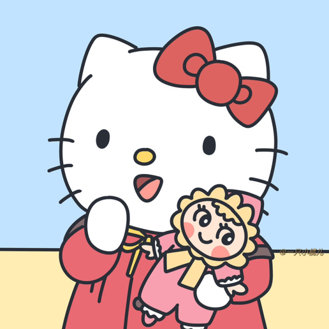 三丽鸥kitty可爱头像