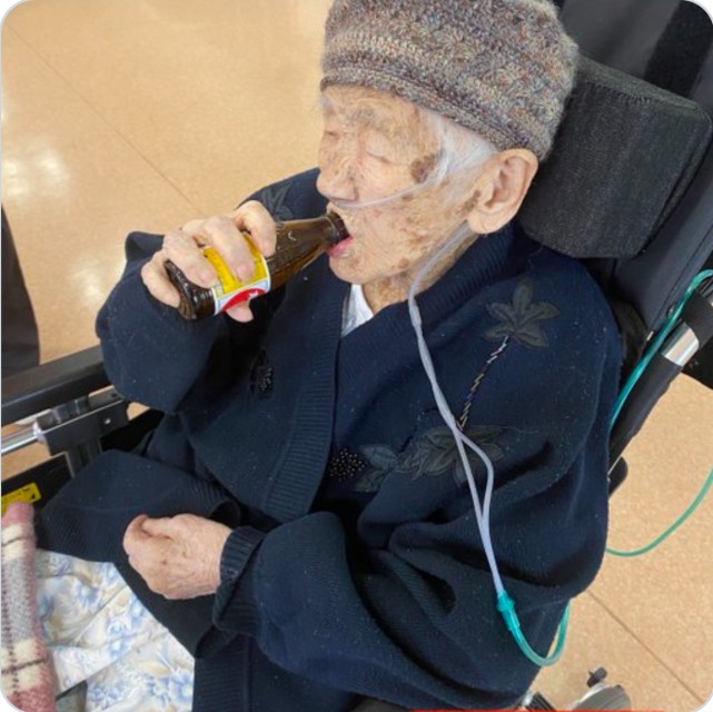 世界上最長壽的人(女性),享年119歲.