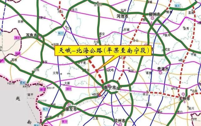 平南高速公路就是广西正在建设的一条高速,长85.