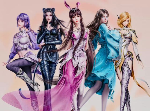 斗罗大陆五大女团公开史莱克三美颜值最高却还是输给了武魂殿三大御姐