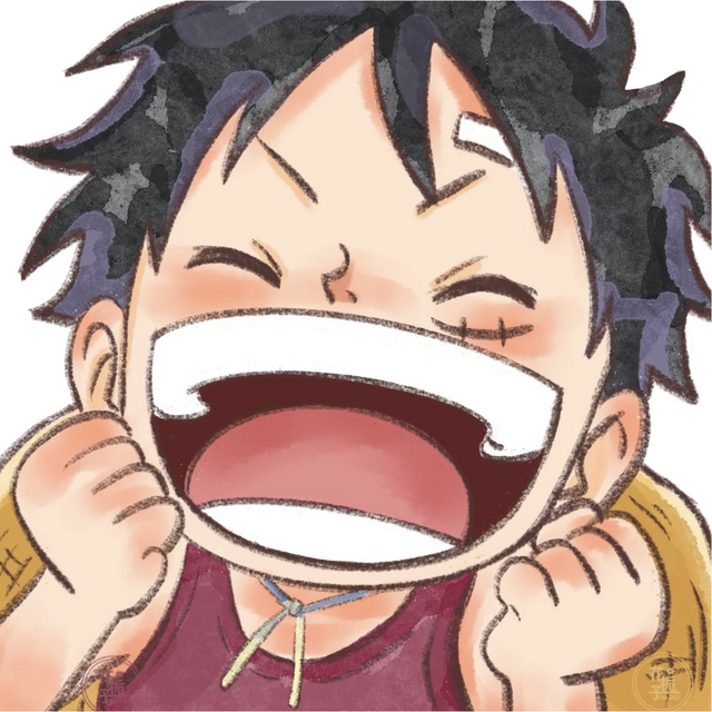 海贼王全员治愈笑容头像生活就该大笑起来