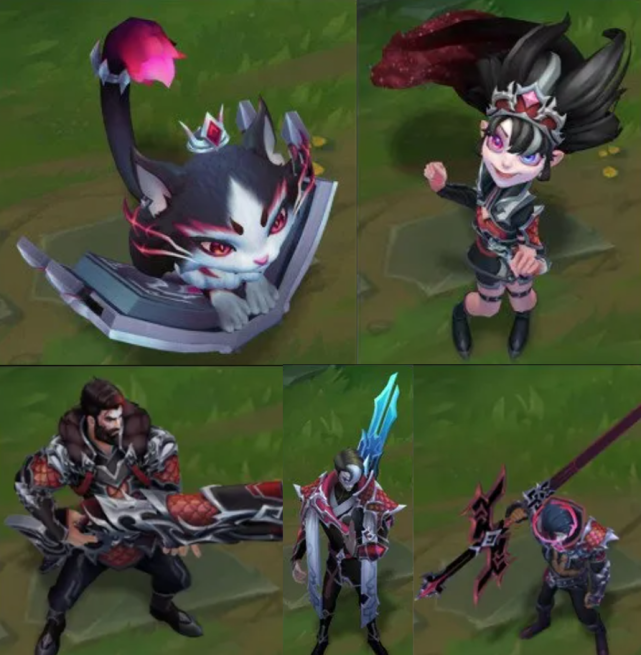 s11冠军皮肤细节edg队旗插废墟上单抛弃圣枪meiko回城撸猫