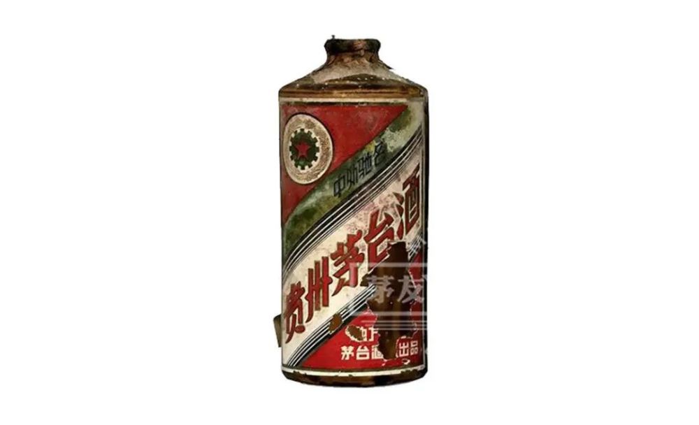 年代1965年金轮牌内销贵州茅台酒土陶瓶