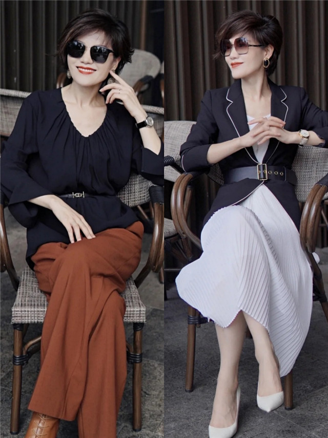 比三木妈妈还得体的中年博主,不戴帽子也不穿高跟鞋,美得很高级