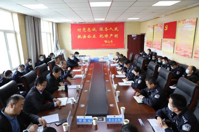 州委督查委员会第三督导组深入黄南州公安局督导重点工作完成情况