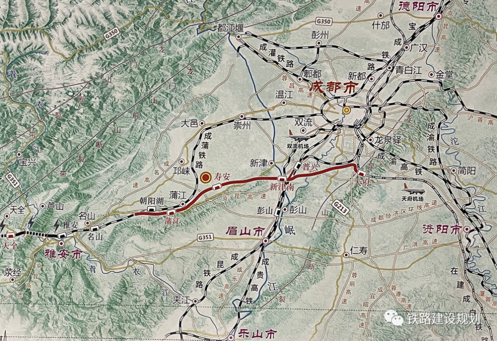 川藏铁路2020路线图图片