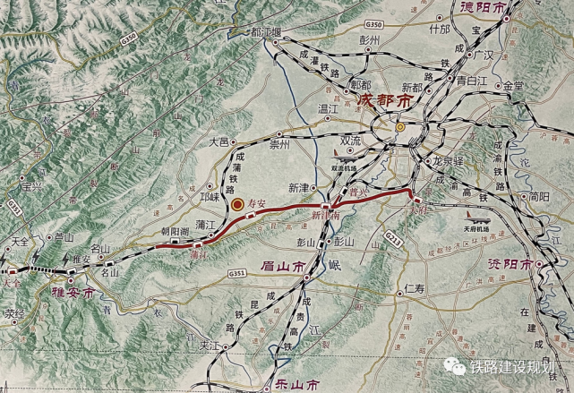 川藏铁路成都天府至朝阳湖段将于年内获批并动工建设(图1)