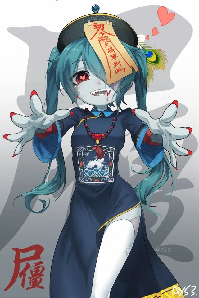 如果是这么可爱的僵尸娘,那一切都可以接受了丨僵尸娘插画壁纸特辑