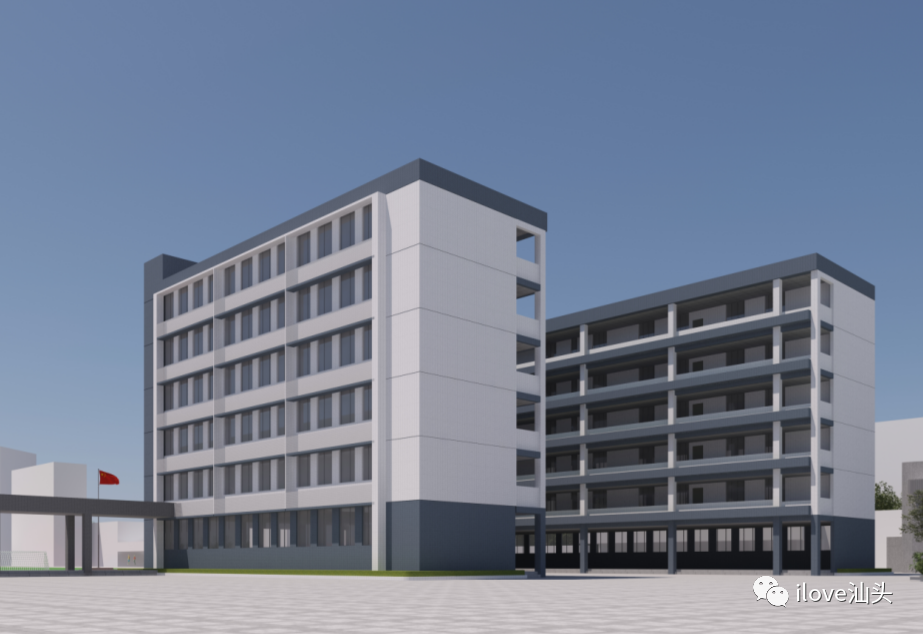 汕头四中长平校区进展!两栋教学楼 单层地下室!_腾讯新闻