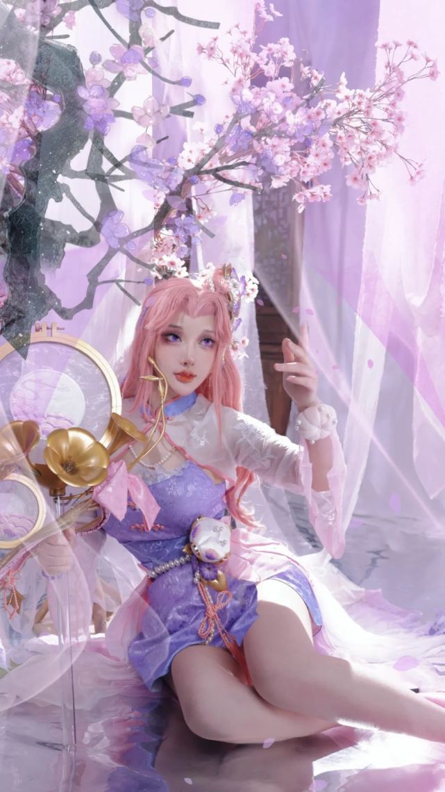 cos:王者荣耀王昭君乞巧织情cos正片@阿洛