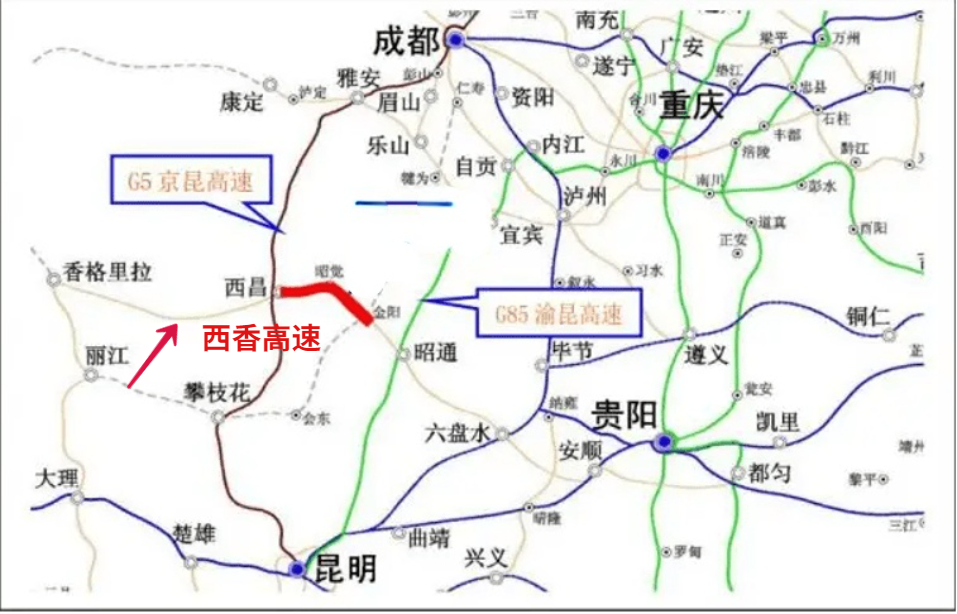 終於來了都香高速西昌至香格里拉段將開工沿途景色很美