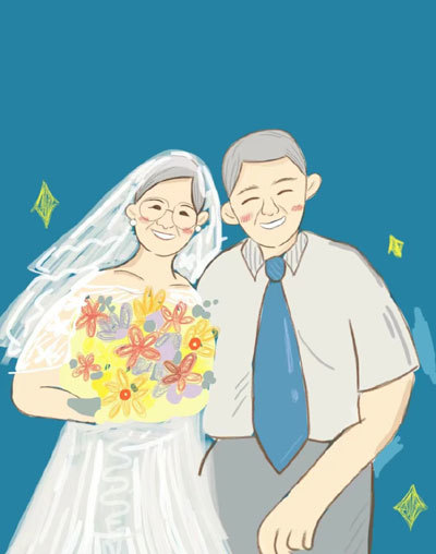 疫路有你今天我们度过了不寻常的金婚日