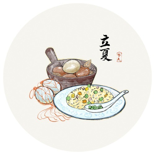 历史上形成的立夏习俗秤人烧夏饭斗蛋