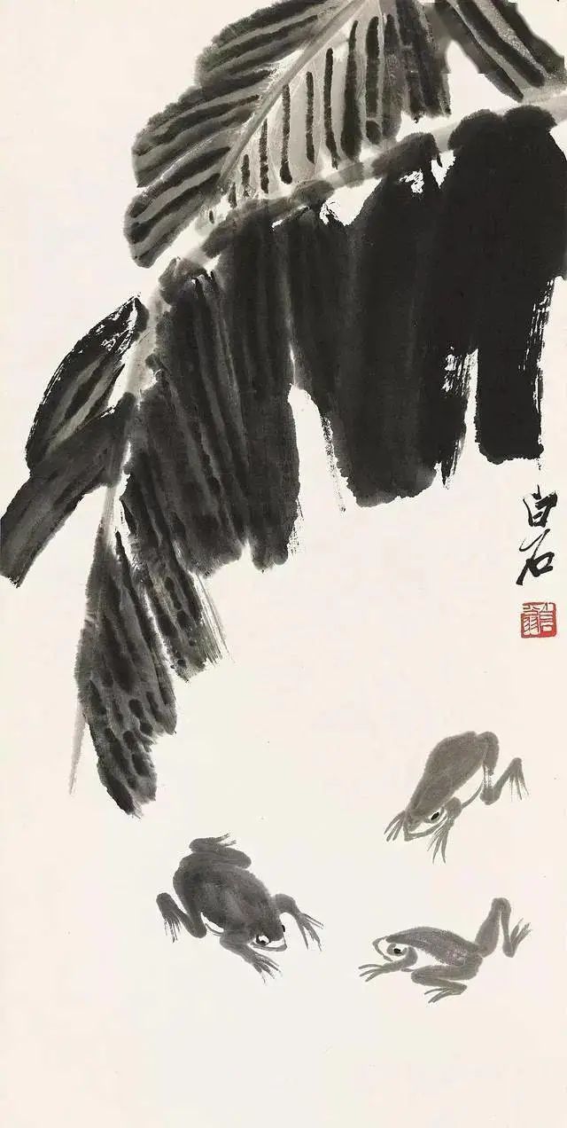 赏画|国画里的芭蕉,笔墨淋漓