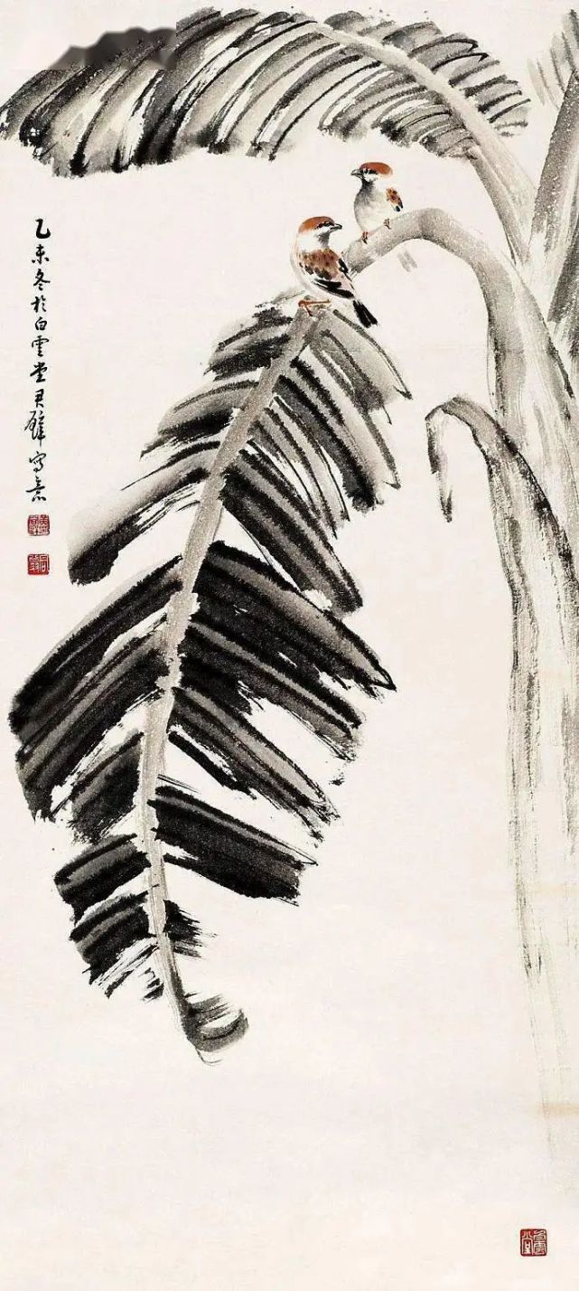 赏画|国画里的芭蕉,笔墨淋漓