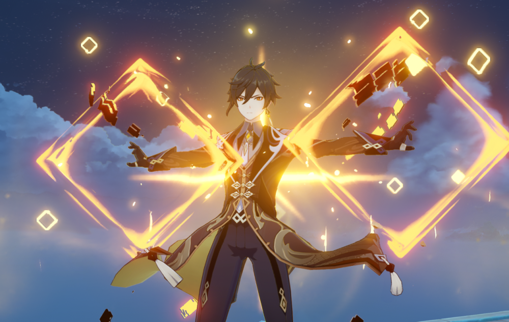 原神这游戏还挺复杂?雷神只会一刀,甘雨打不出aoe,钟离没有盾插图7