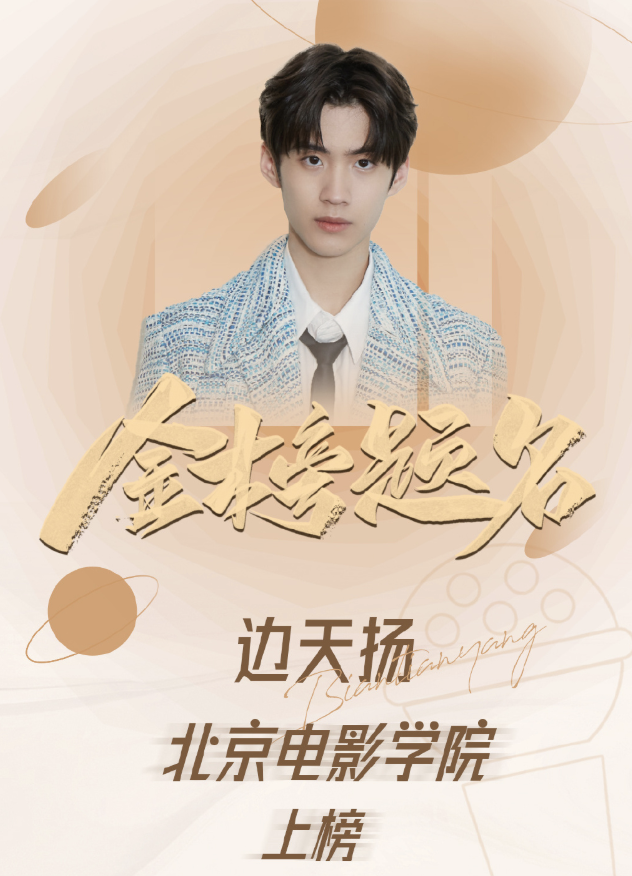 边天扬2017年出道,曾饰演过《知否知否应是绿肥红瘦》里的少年顾廷烨