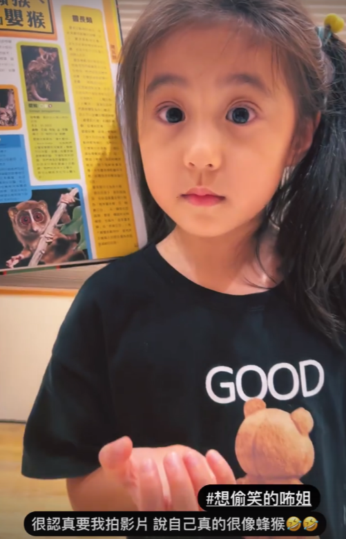 咘咘和波妞从出生起就备受外界关注,小姐妹从小就是公认的高颜值萌娃.