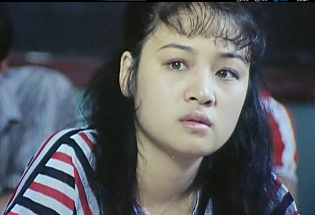 伍宇娟在八十年代算得上是红极一时的女演员.《难忘中学时光》剧照