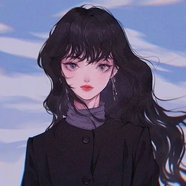 动漫插画女头像系列