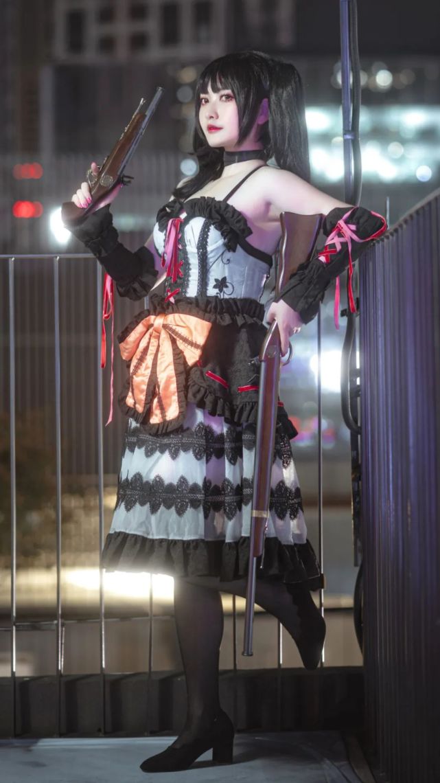 cos:约会大作战时崎狂三cos正片@薰莸