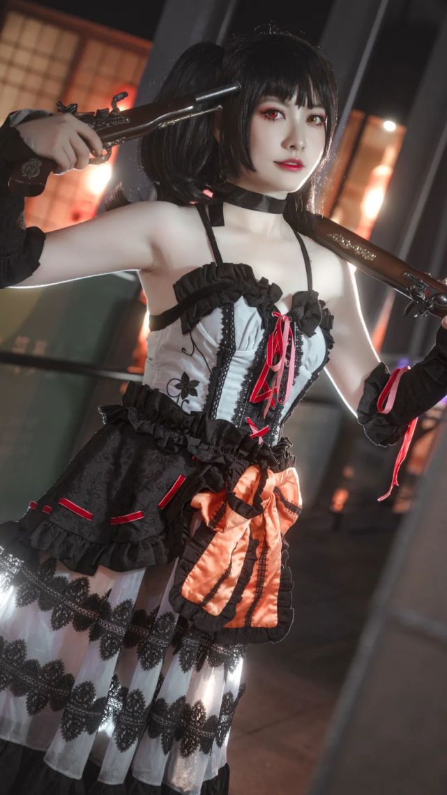 cos:约会大作战时崎狂三cos正片@薰莸