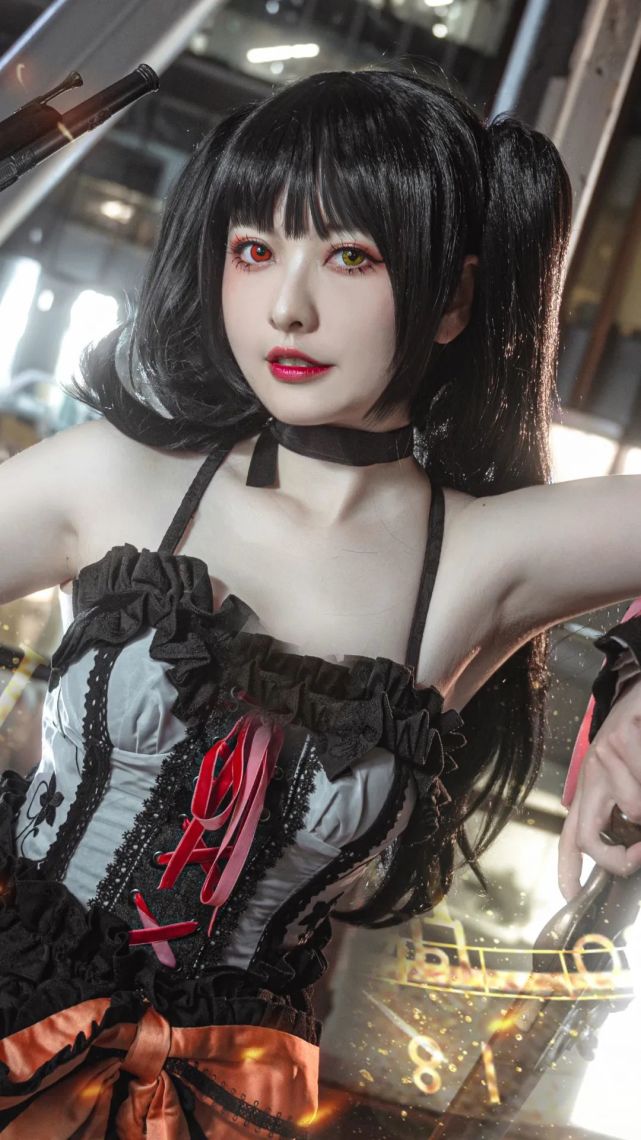 cos:约会大作战时崎狂三cos正片@薰莸