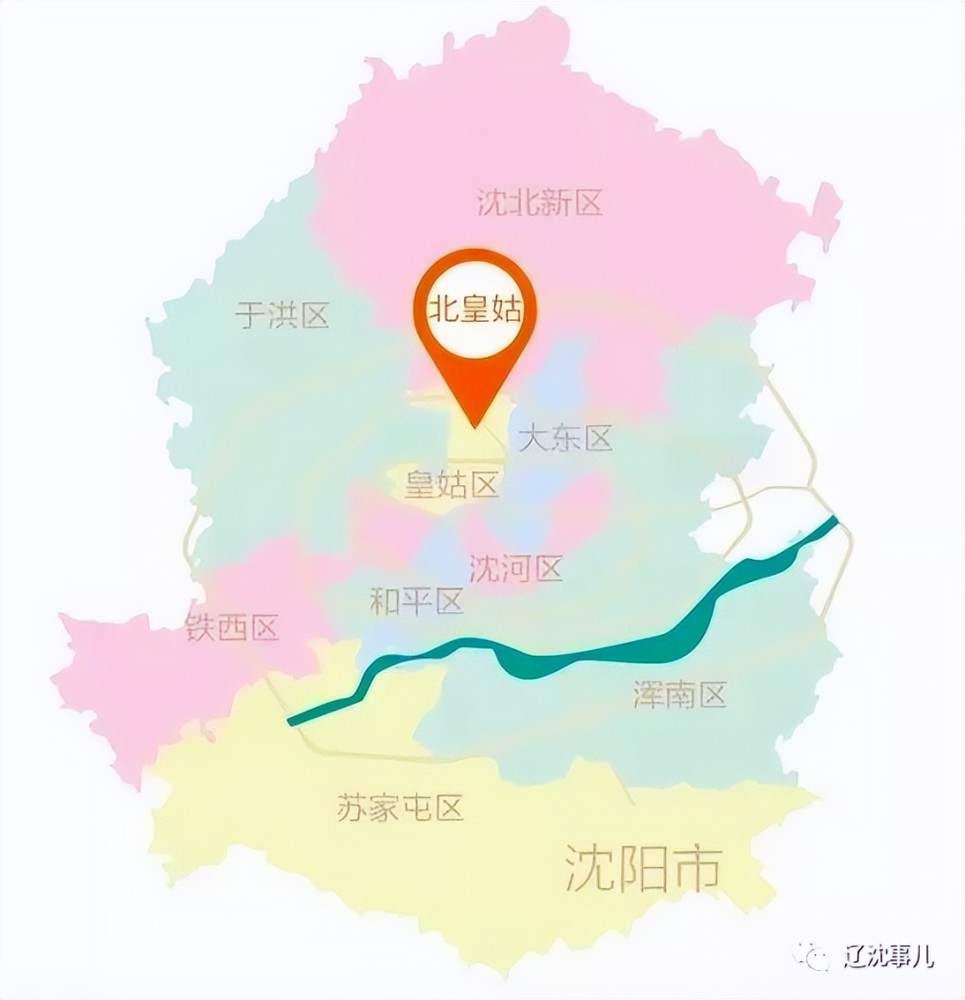 沈阳皇姑区范围地图图片