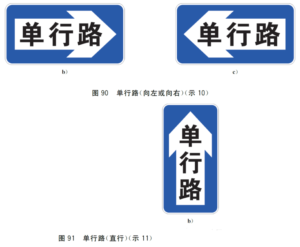 非機動車與行人通行標誌,非機動車推行標誌,靠右側