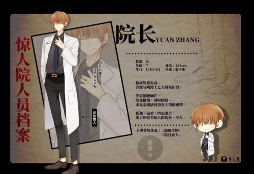 惊人院的创立者以及总负责人是"院长",负责奇人项目,即招贤纳士.