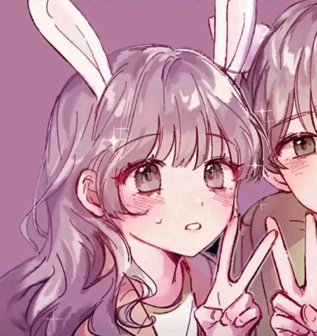 浪漫至死不渝 万幸得以相识/男女闺蜜头像