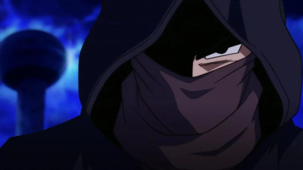 龙珠英雄巴达克召唤出暗黑神龙悟空使出元气弹第四名黑衣人拥有蓝色