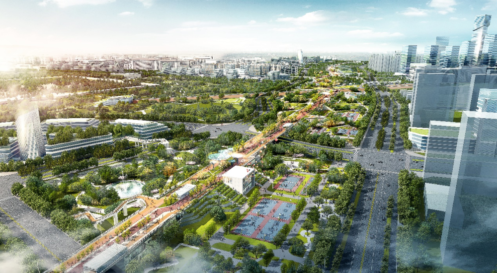 北京东六环副中心段拟建成高线公园现面向全球征集设计方案