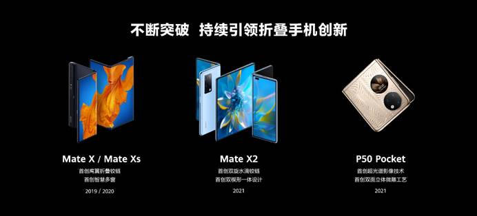 华为新款折叠屏手机MateXs2正式发布