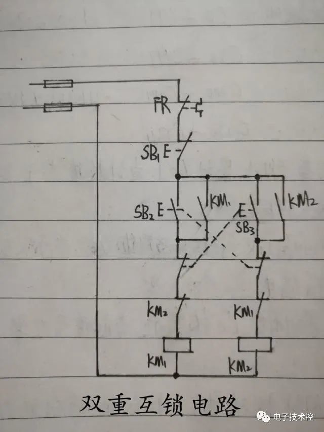 電氣電工必備基礎電路互鎖電路原理圖