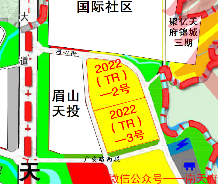 2022年視高街道首度供應商住用地合計約12504畝