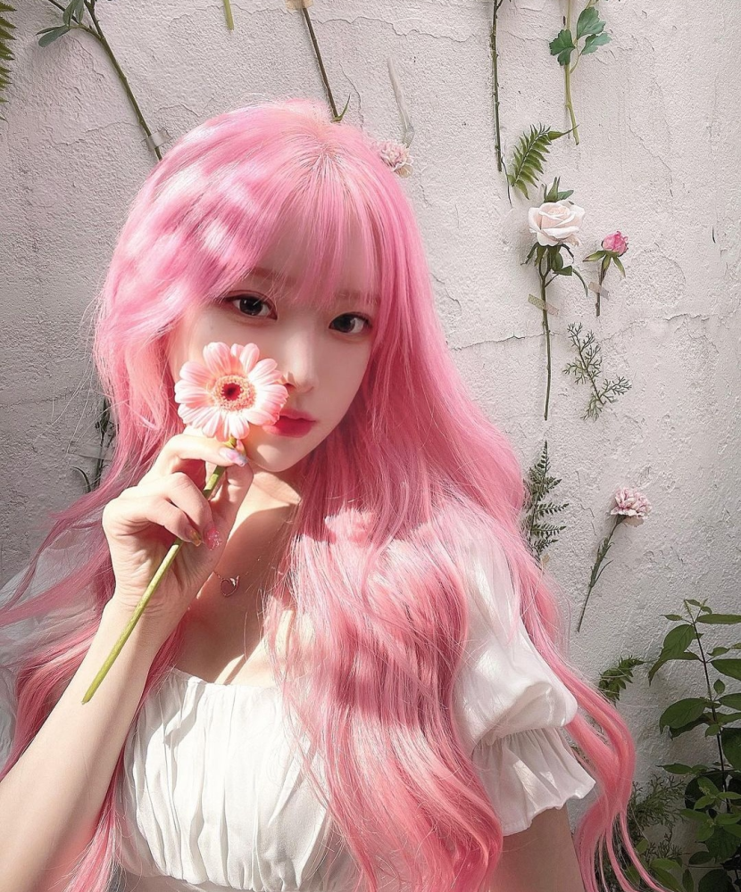 粉色少女心发色