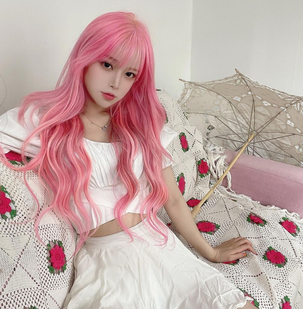 粉色少女心发色