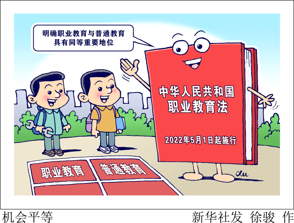 图表漫画法治机会平等