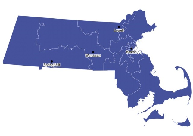马萨诸塞州选区划分:仍然是民主党的天下?