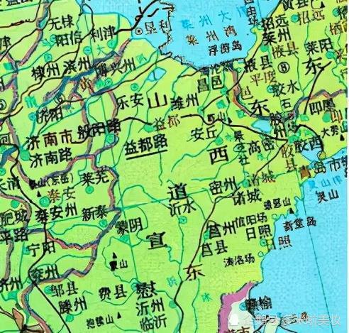 元朝时期的地图明朝时期,境域内归青州府管辖,隶属于山东承宣布政使司