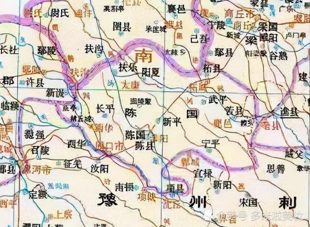 東漢時期,淮陽國改為陳國,境內大部分區域歸陳國,汝南郡管轄,隸屬於